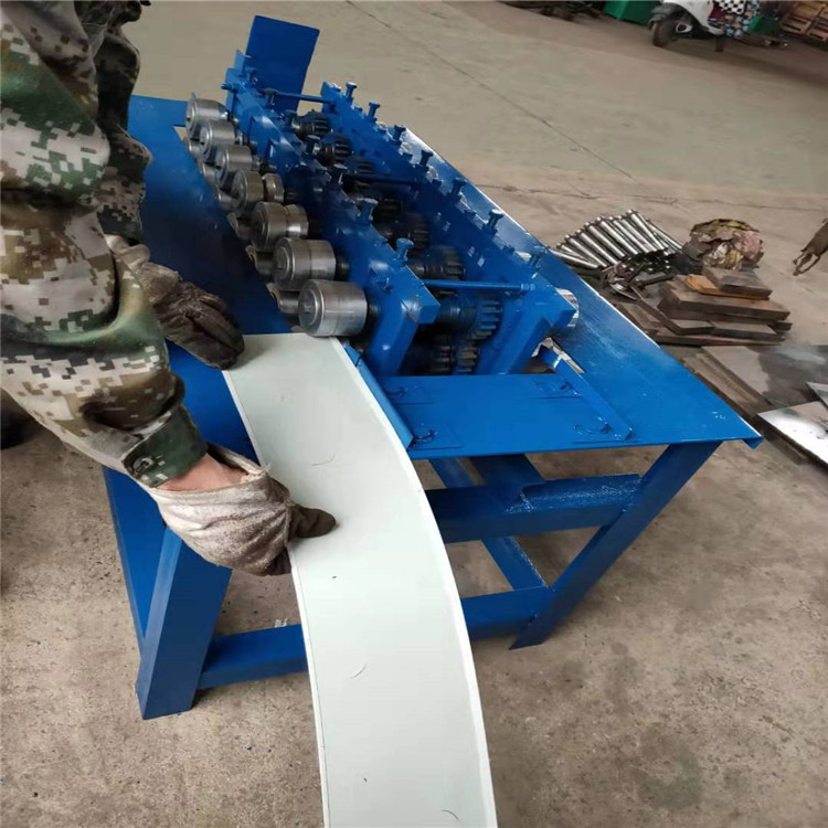 彩钢包边机镀锌板卷圆机翻边机彩钢内外包边一体机