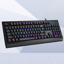 Rapoo/雷柏V520有线机械键盘 游戏插拔青轴键盘USB混彩跨境批发