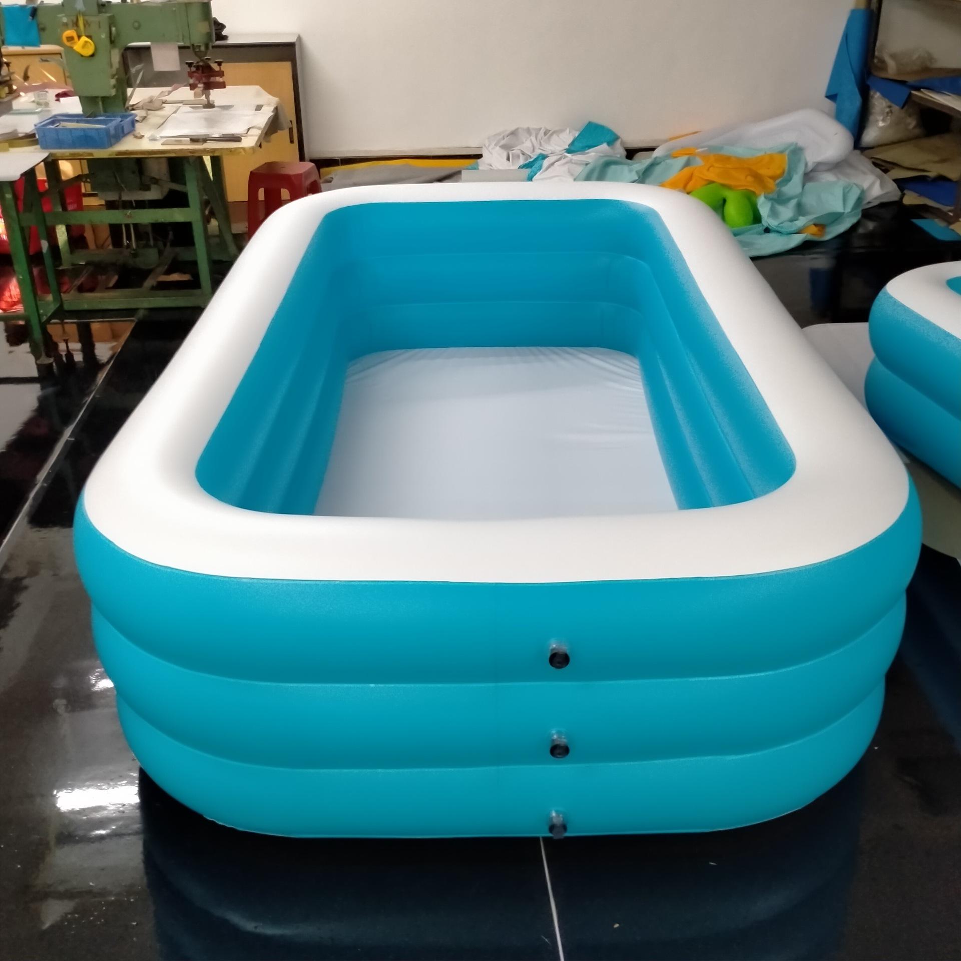 厂家直销 3米儿童充气游泳池 3层家用户外儿家庭水池 2.9米加高