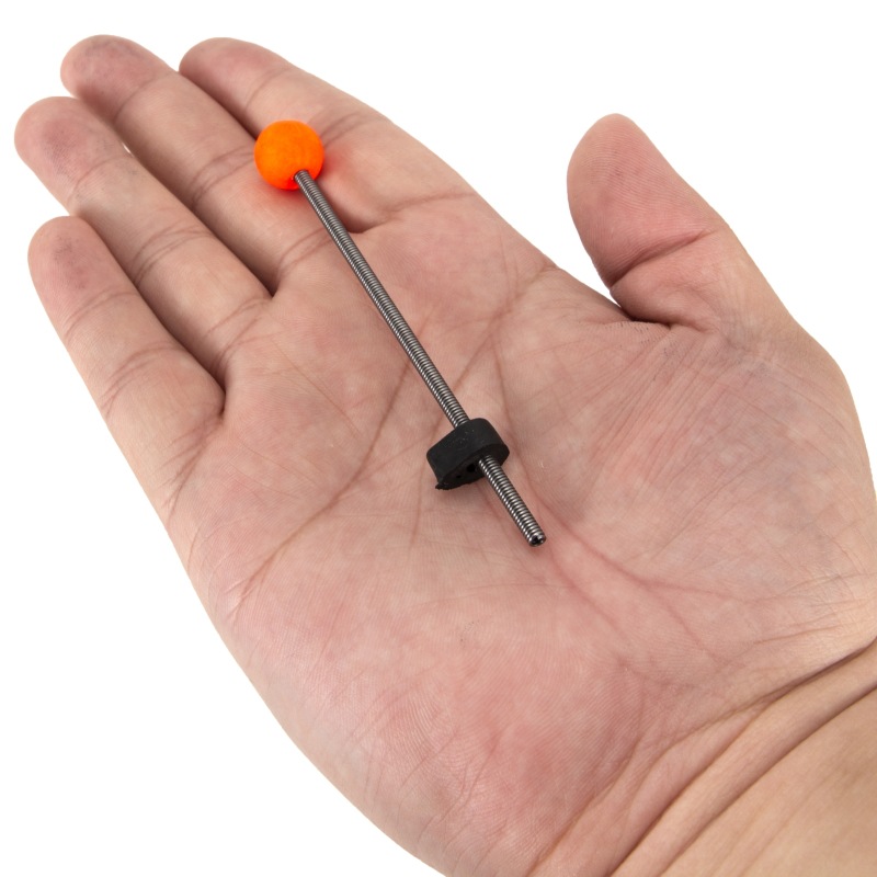 同蚨新款渔具装备冬钓竿冰钓竿鱼竿用红球弹簧5pcs装竿稍辅助装备