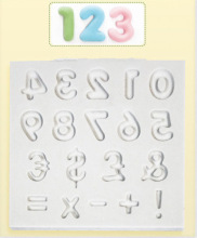 翻糖硅胶模具 蛋糕装饰模具 数字字母系列 数字和数字符号 L154