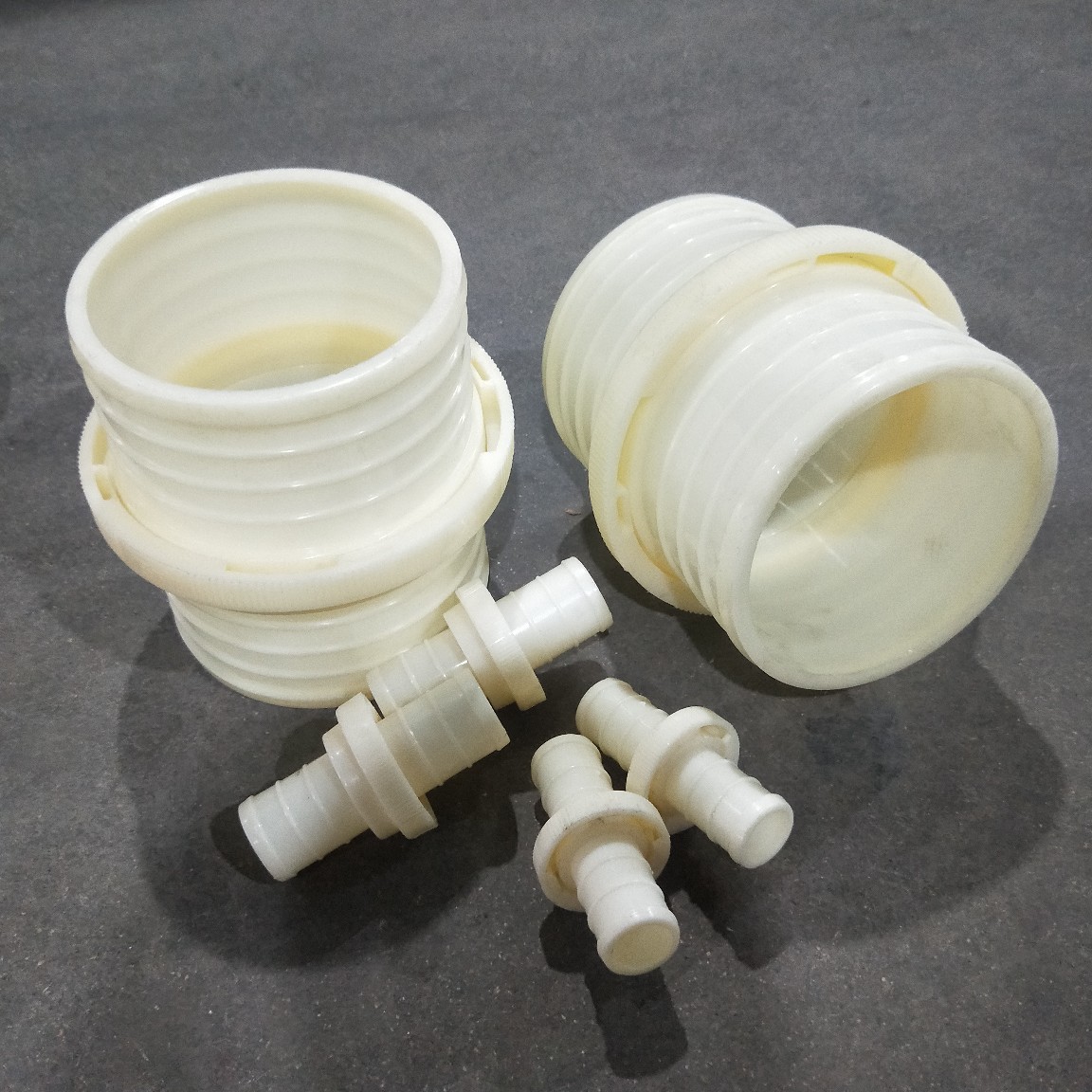 厂家现货直批abs塑料水带接头 农业灌溉水管接头 abs接头塑料接扣