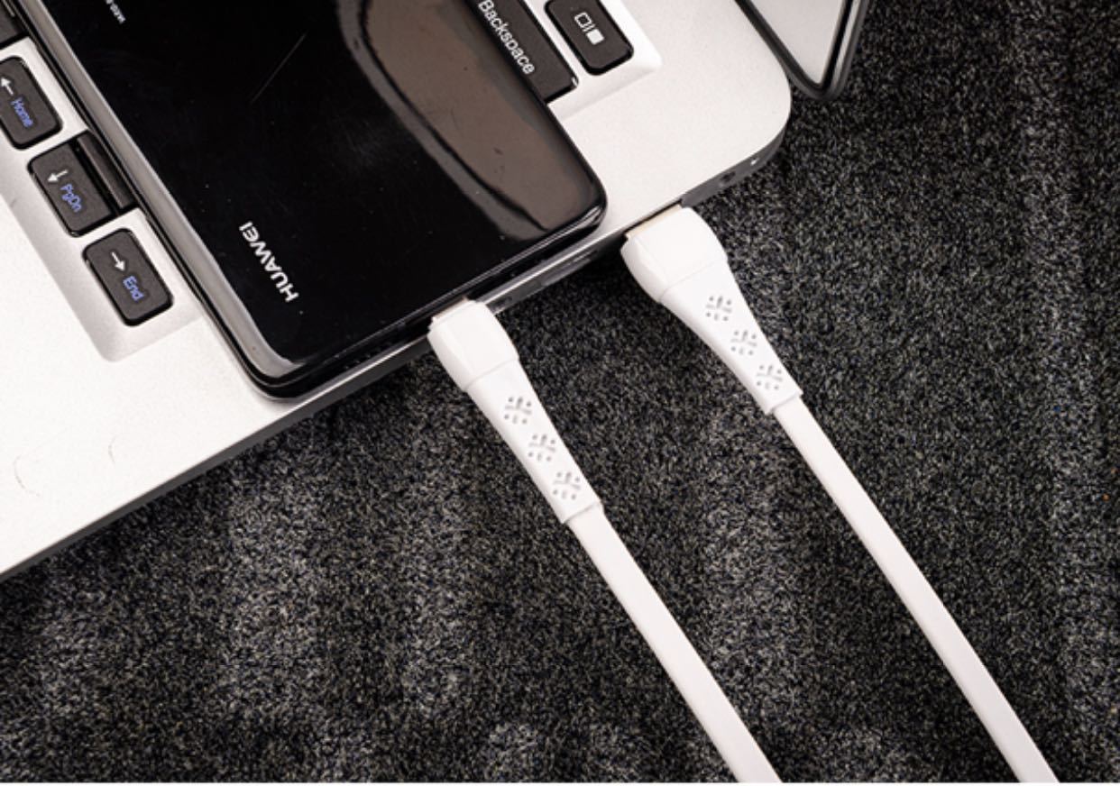 新款硅胶数据线tpe线材适用苹果 华为 安卓