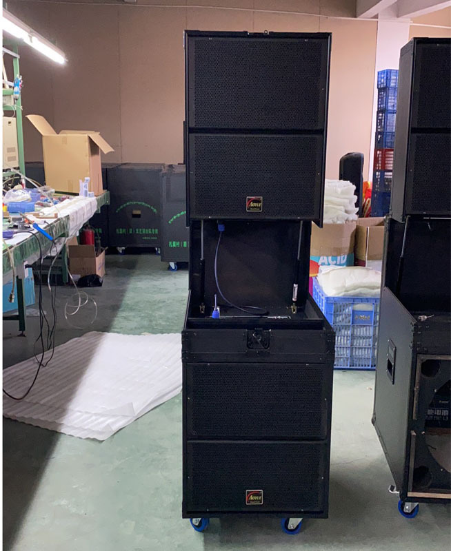 大型高端专业舞台有源充电线阵音响套装重低音炮远程户外移动演出