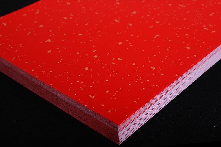 宣纸a4不干胶标签打印纸洒金不干胶贴纸撒金茶叶酒标自粘背胶包装