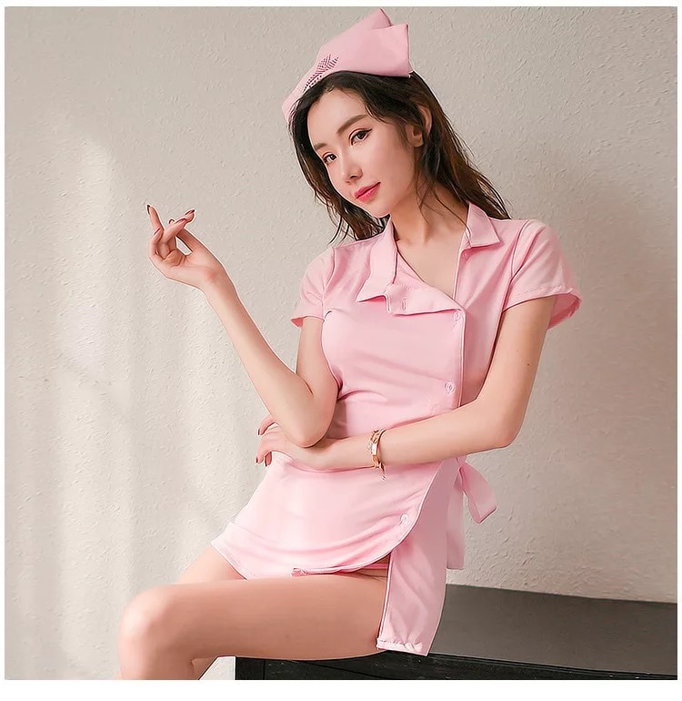欧美性感情趣内衣女护士职业套装制服诱惑睡衣外贸批发角色扮演