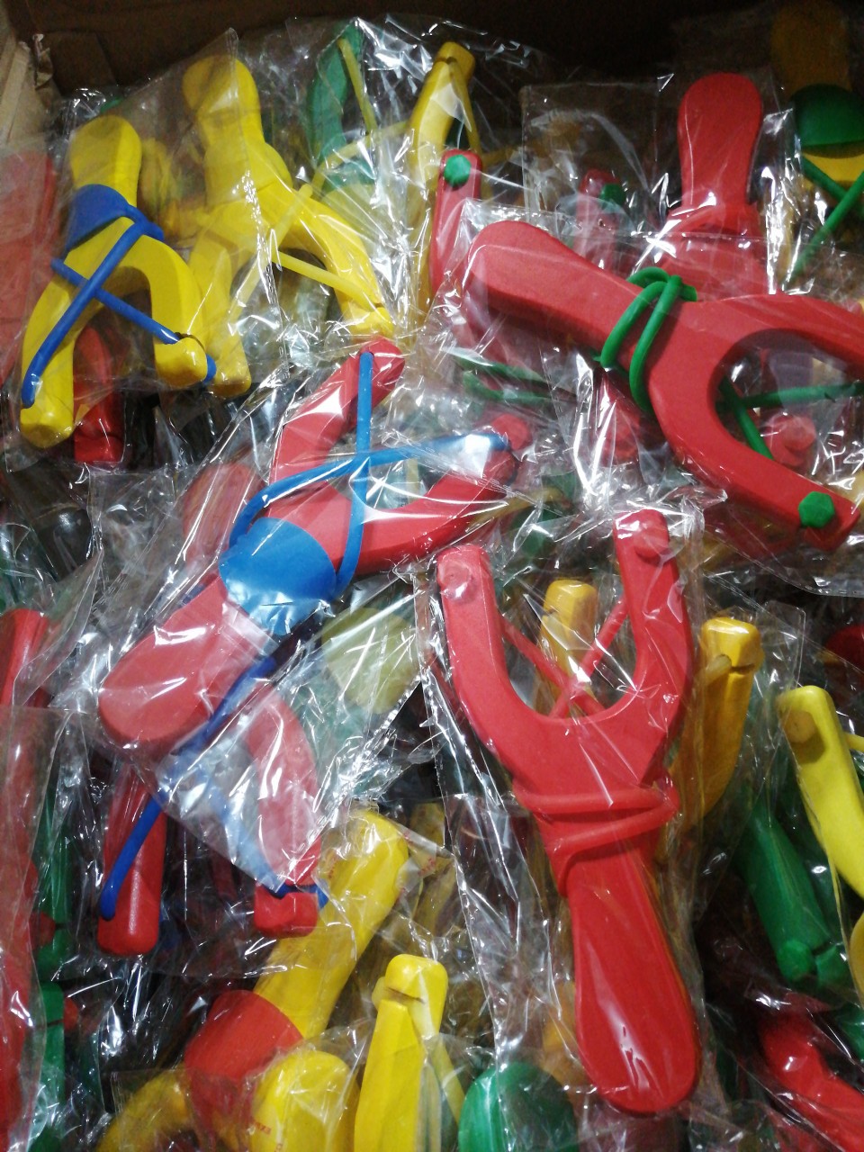 彩色木质弹弓儿童射击玩具