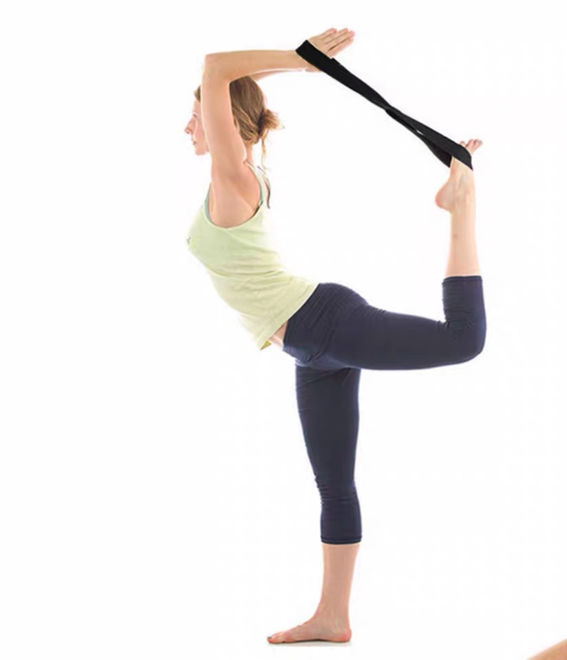 瑜伽无极带八字拉筋伸展带瑜伽拉力圈初学者8字循环无极带瑜伽绳