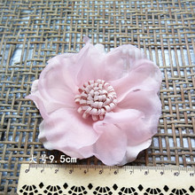 DIY手工头饰樱花婚庆花半成品沙花仿真花卉沙花纱花朵 花头万寿花