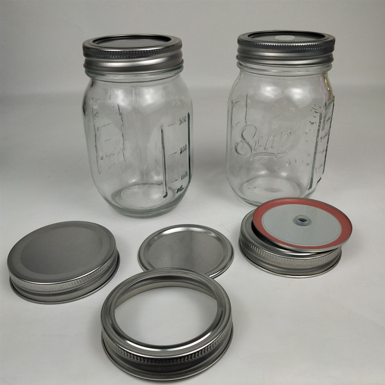厂家批发玻璃瓶梅森瓶盖梅森罐分体梅森盖长期有现货-阿里巴巴