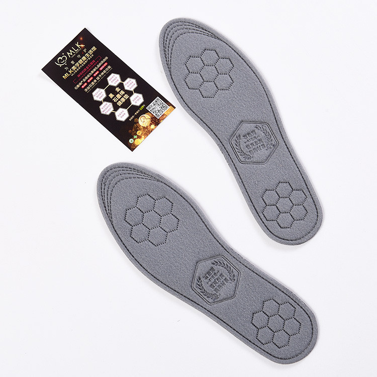 mlk 石墨烯远红外功能鞋垫 抑菌防螨保健鞋垫 码数可裁剪四季可用
