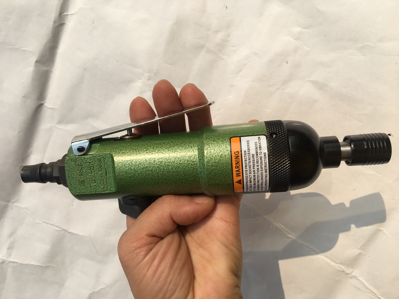 铁保姆tbm-5h小风批电器电子工厂手持直形气批台湾气动螺丝刀