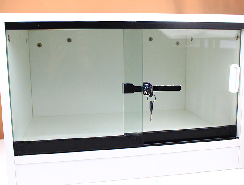 锯齿锁玻璃推拉柜门锁展示柜文件柜玻璃柜台锁移门锁橱窗锁锯牙锁