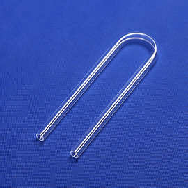 厂家直供化工实验u型玻璃石英加热管 u型石英管加工定制规格齐全