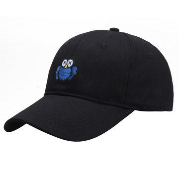 帽子女春夏可爱卡通刺绣棒球帽男韩版百搭字母鸭舌帽潮遮阳学生帽