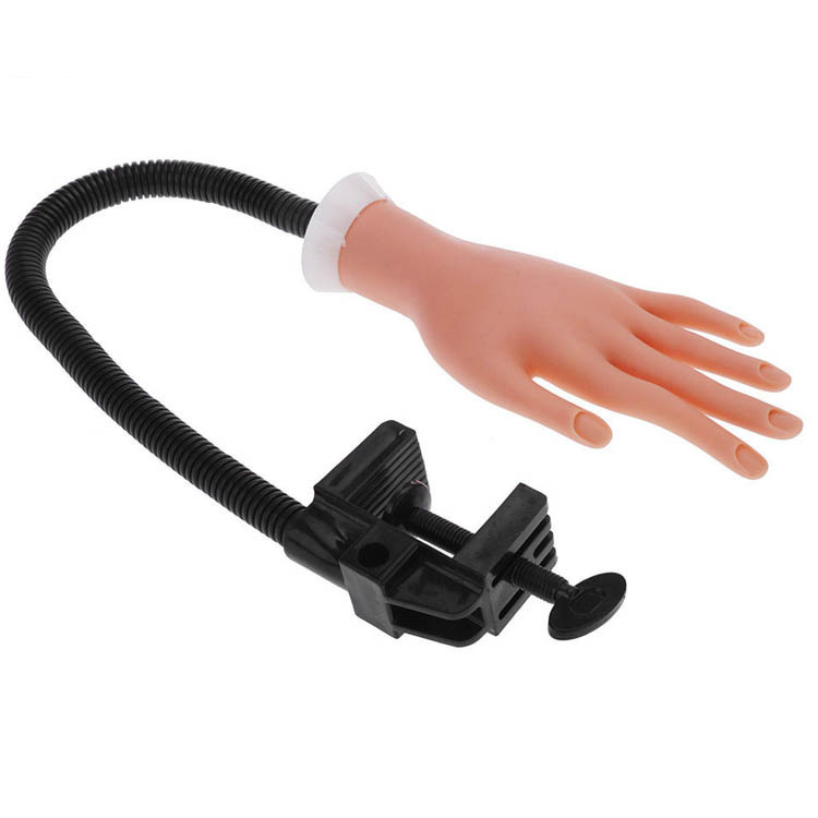 Nail Beauty Products Prosthetic Hand Practice Hand Nail Belt Arm Movable Hand Simple Mechanical Prosthetic Hand Flexible Positioning