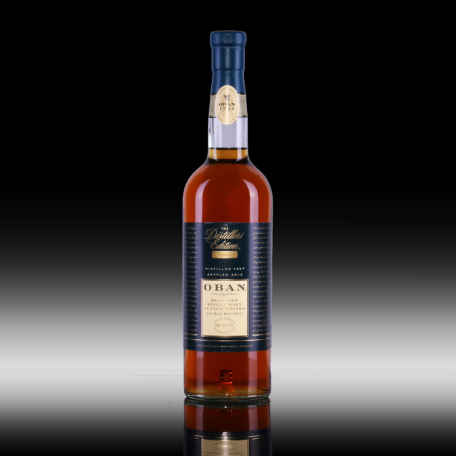 欧本酒厂限量版oban distillers edition单一麦芽威士忌 700ml/瓶