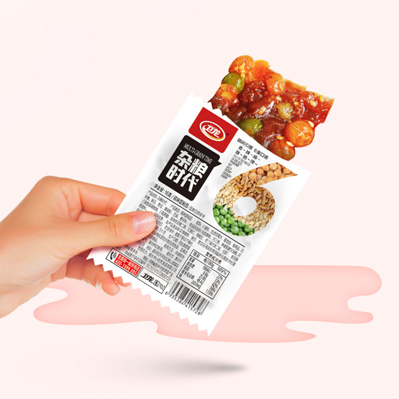 卫龙杂粮时代散装网红零食辣条麻辣小包装休闲五谷火烧干巴