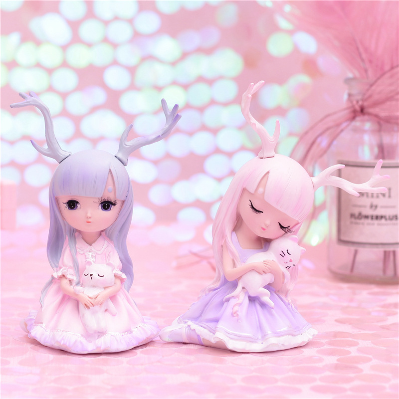 8成交3309个海洋美人鱼公主少女送女孩房间卧室装饰品贝壳摆件儿童节