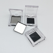 现货 方形透明磁铁盒眼影分装压盘自制口红小样试色空盘空盒眼影