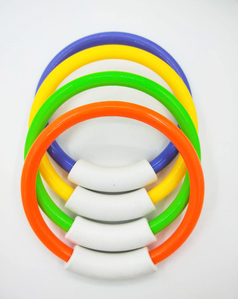 彩色潜水环塑料潜水圈玩具 亚马逊热卖游泳玩具 戏水玩具厂家直销