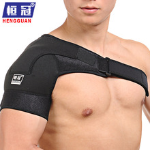 羽毛球加压运动护肩 保暖篮球健身护单肩 户外登山防脱臼单肩护