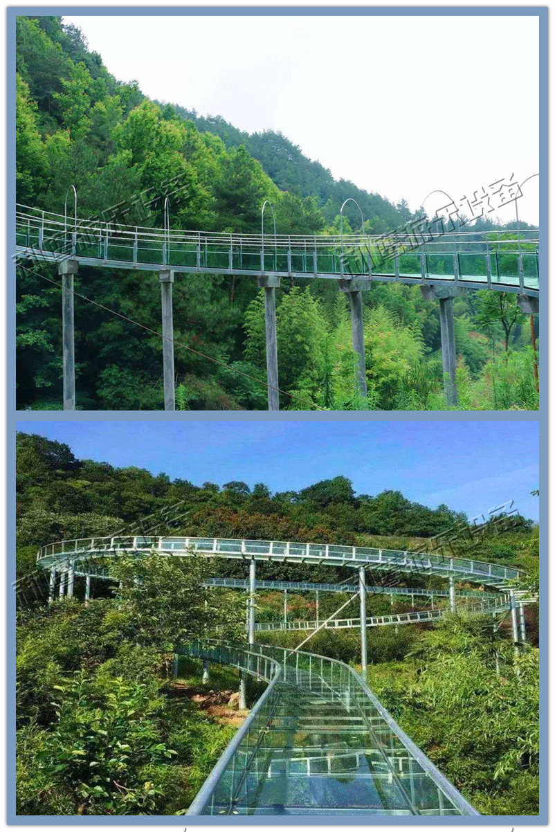 厂家制造游乐设备 夏日漂流滑道 水滑道 玻璃水滑道 坚固耐用