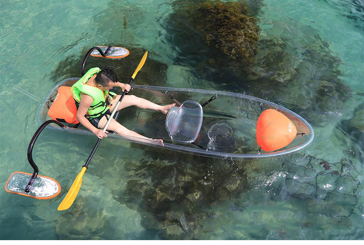 郑州悦童游乐设备水上乐园游戏运动透明透明船户外水上设备可定制