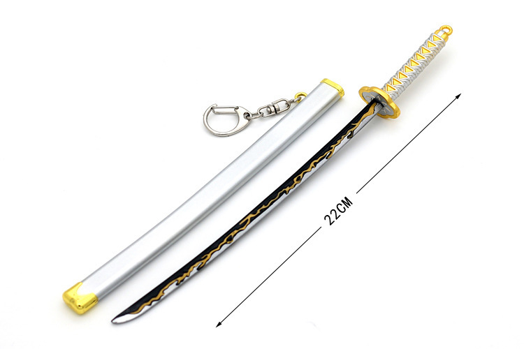 鬼灭之刃兵器周边我妻善逸灶门炭治郎虫蛀蝴蝶忍日轮鞘刀武器模型