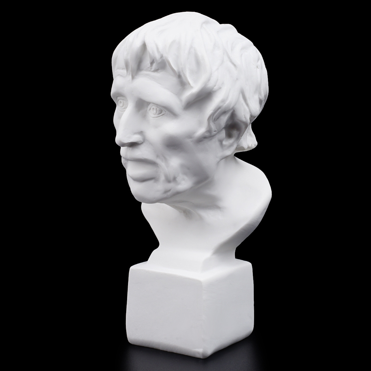 树脂石膏像美术写生练习素描石膏像家居装饰摆件人物像海盗赛内卡