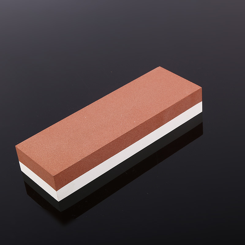 供应1000/6000目红白刚玉双面油石 磨刀石精磨 家用厨房砥石磨石
