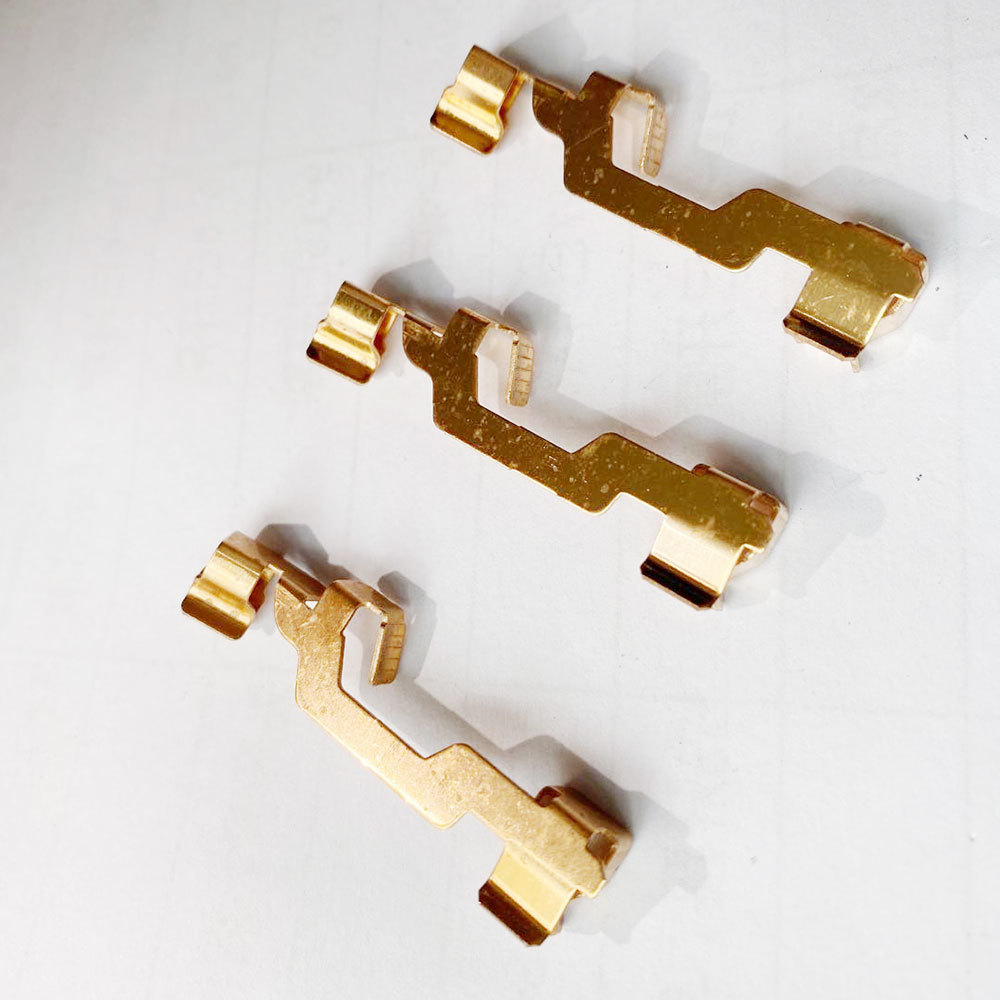 电器插座接地弹片厂家直销磷铜弹片导电铜片冲压件导电铜片
