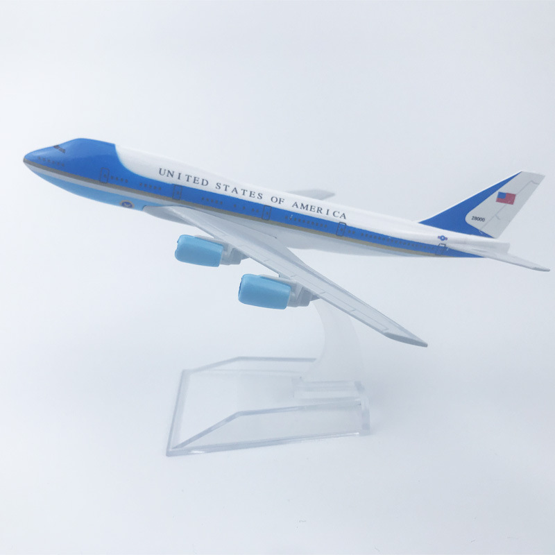 美国空军一号 总统专机 合金飞机模型 飞机模型 16cm飞机模型