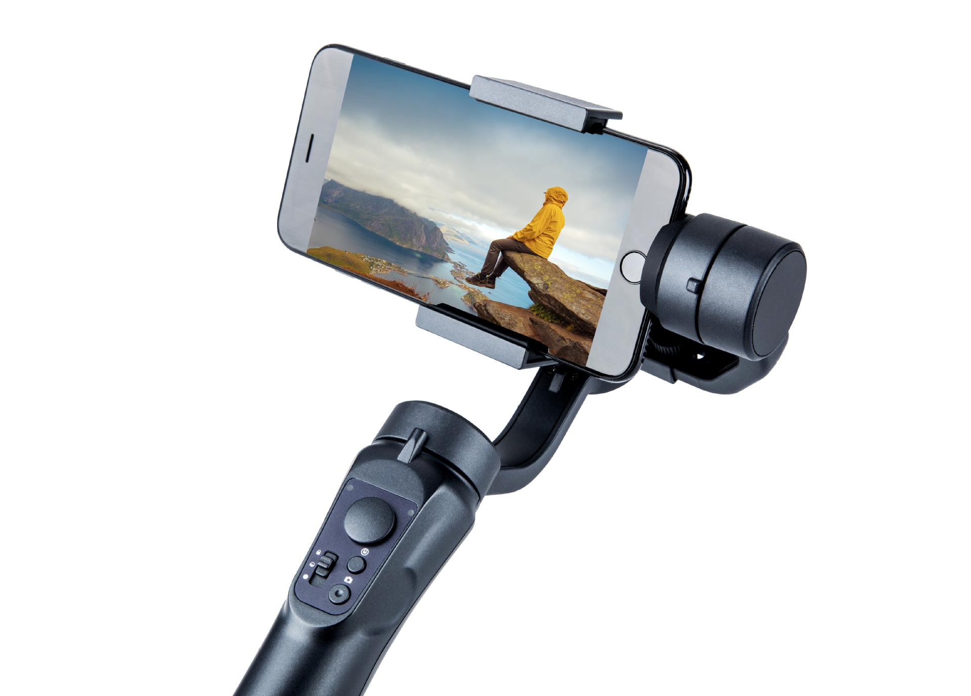 h4 app三轴手持稳定器平衡手机云台蓝牙摄影户外拍照防抖稳定器