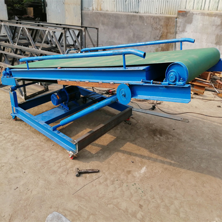 皮带输送机场地 自制转弯皮带输送机 汇达皮带输送机的工作厂