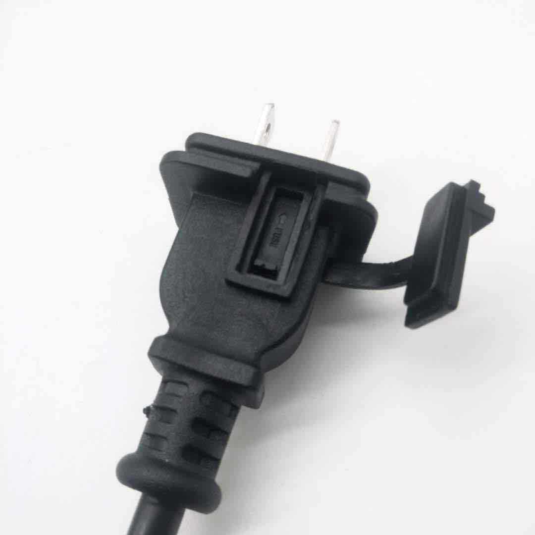 美规两插大小片插头带保险丝美插保险丝插头电源线