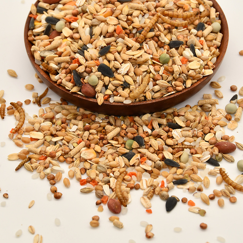 散装仓鼠粮食五谷营养海鲜水果粮花枝鼠仓鼠主粮日粮零食加工定制-阿