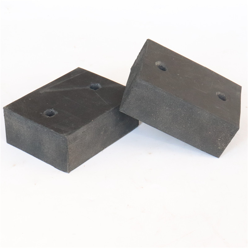 厂家加工定制加厚橡胶胶垫 黑色橡胶垫块 设备缓冲脚垫减震块