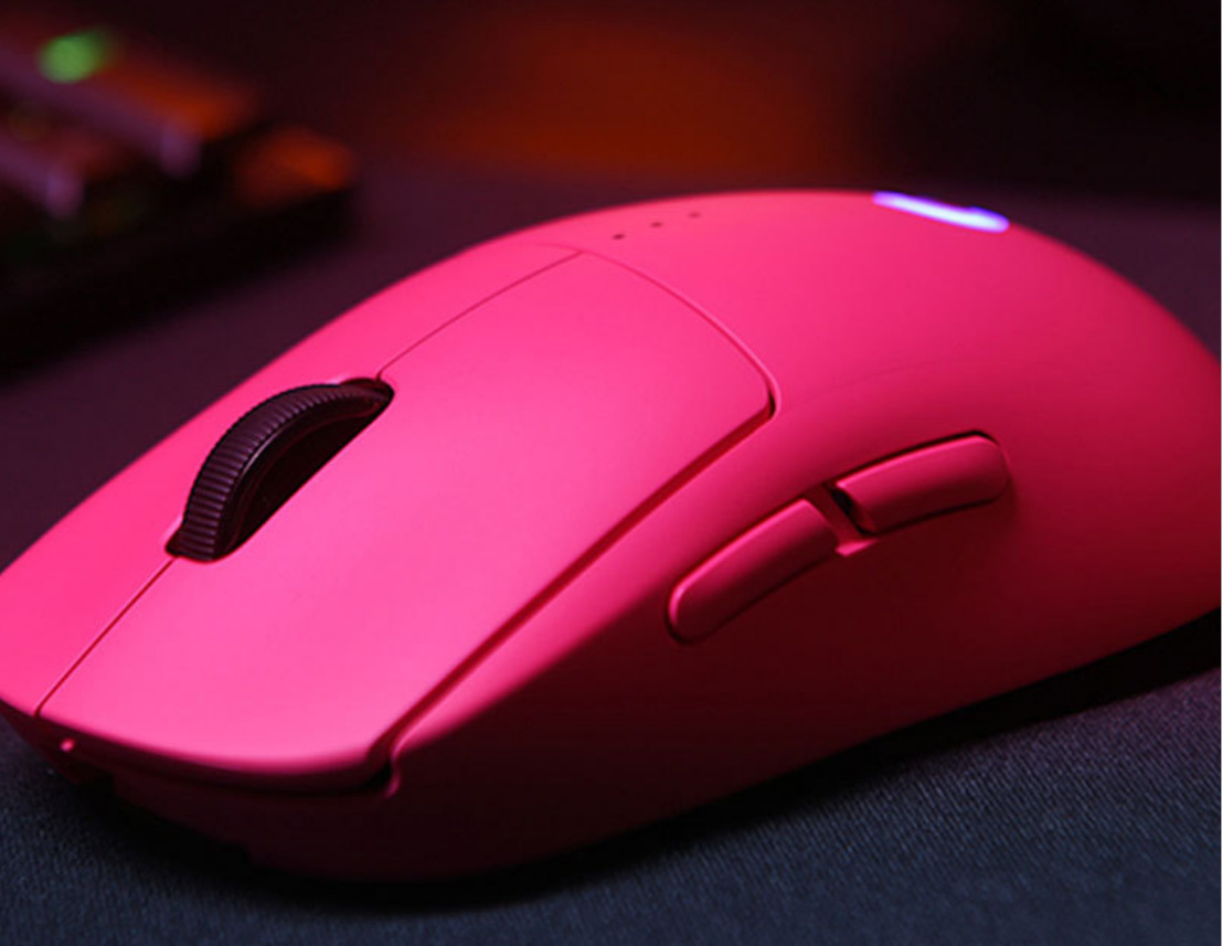 罗技pro wireless粉色gpw无线游戏鼠标电竞无线充电双模 狗屁王
