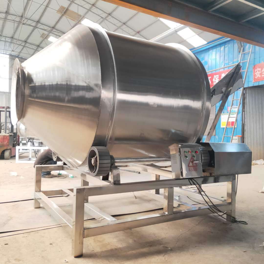 小型不锈钢滚筒搅拌机 芝麻酱果仁酱混合设备 食盐食品搅拌机