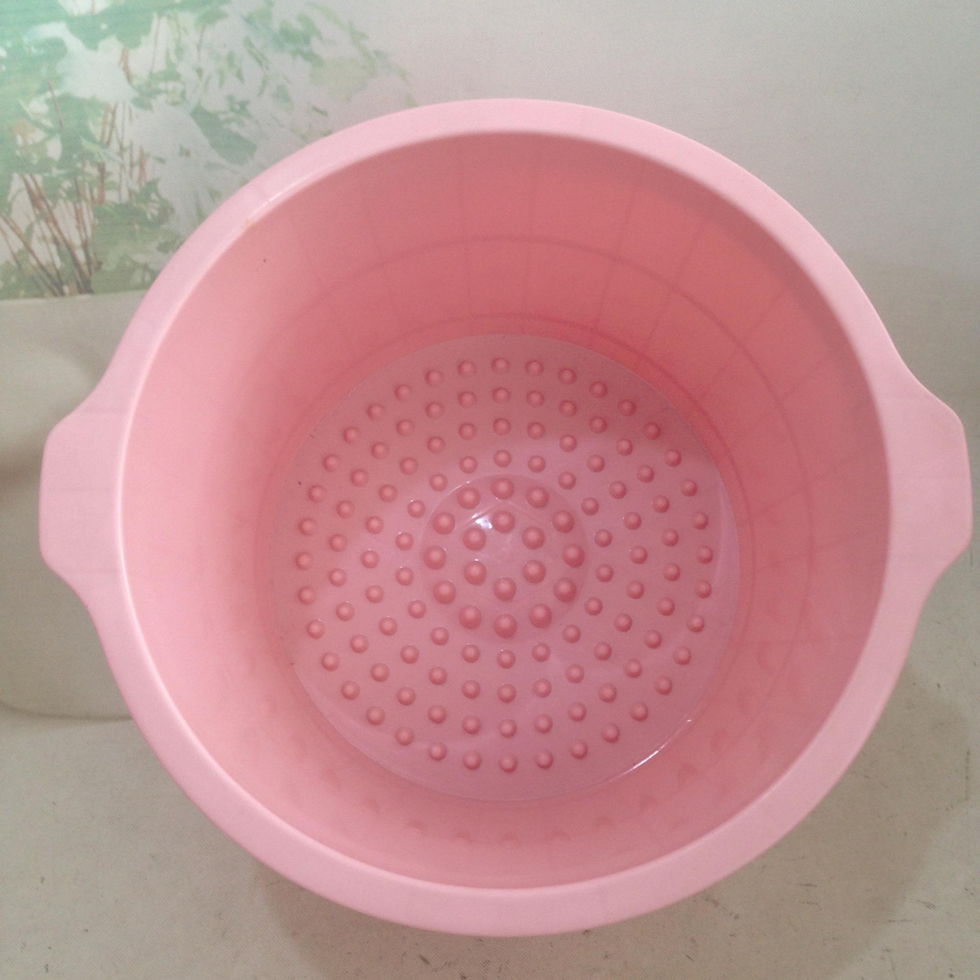 塑料足浴盆泡脚桶加厚按摩洗脚盆家用加深圆形泡脚桶定制厂家直供