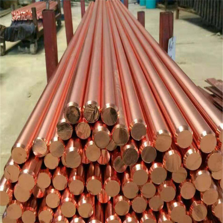 厂家直销防雷接地圆线铜包钢接地线厂家圆钢镀铜扁钢规格可定制