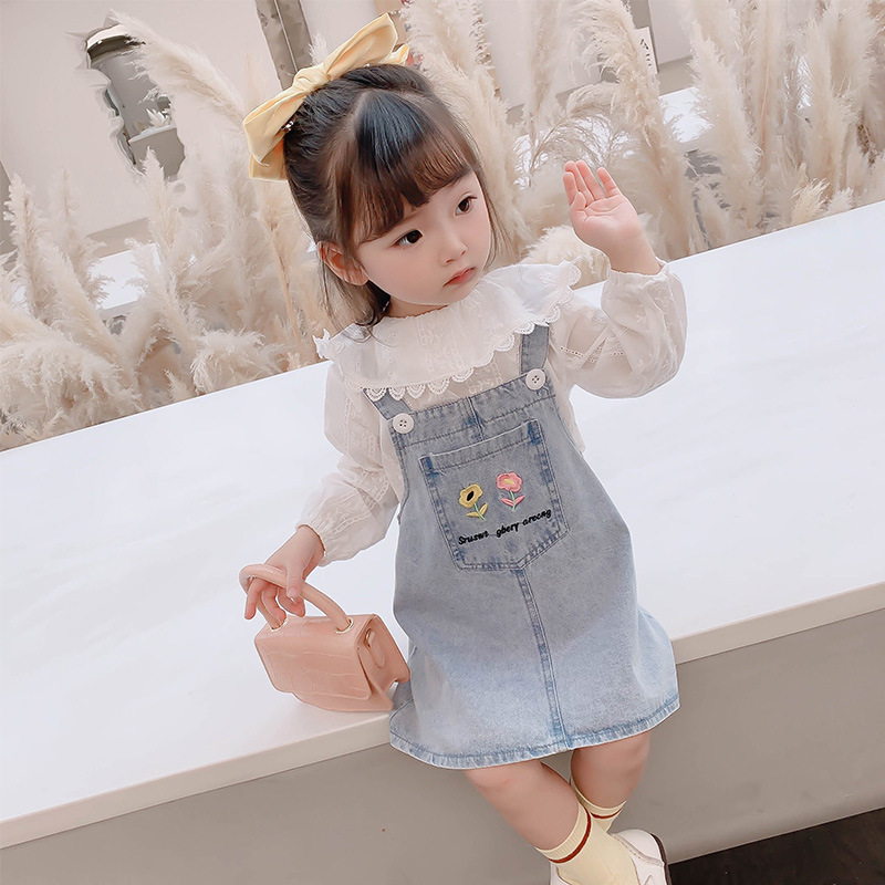 宝宝袖长袖t恤裙