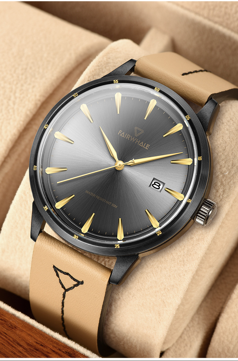 马克华菲品牌手表石英表男名表潮牌代理非机械表红手表代发watch