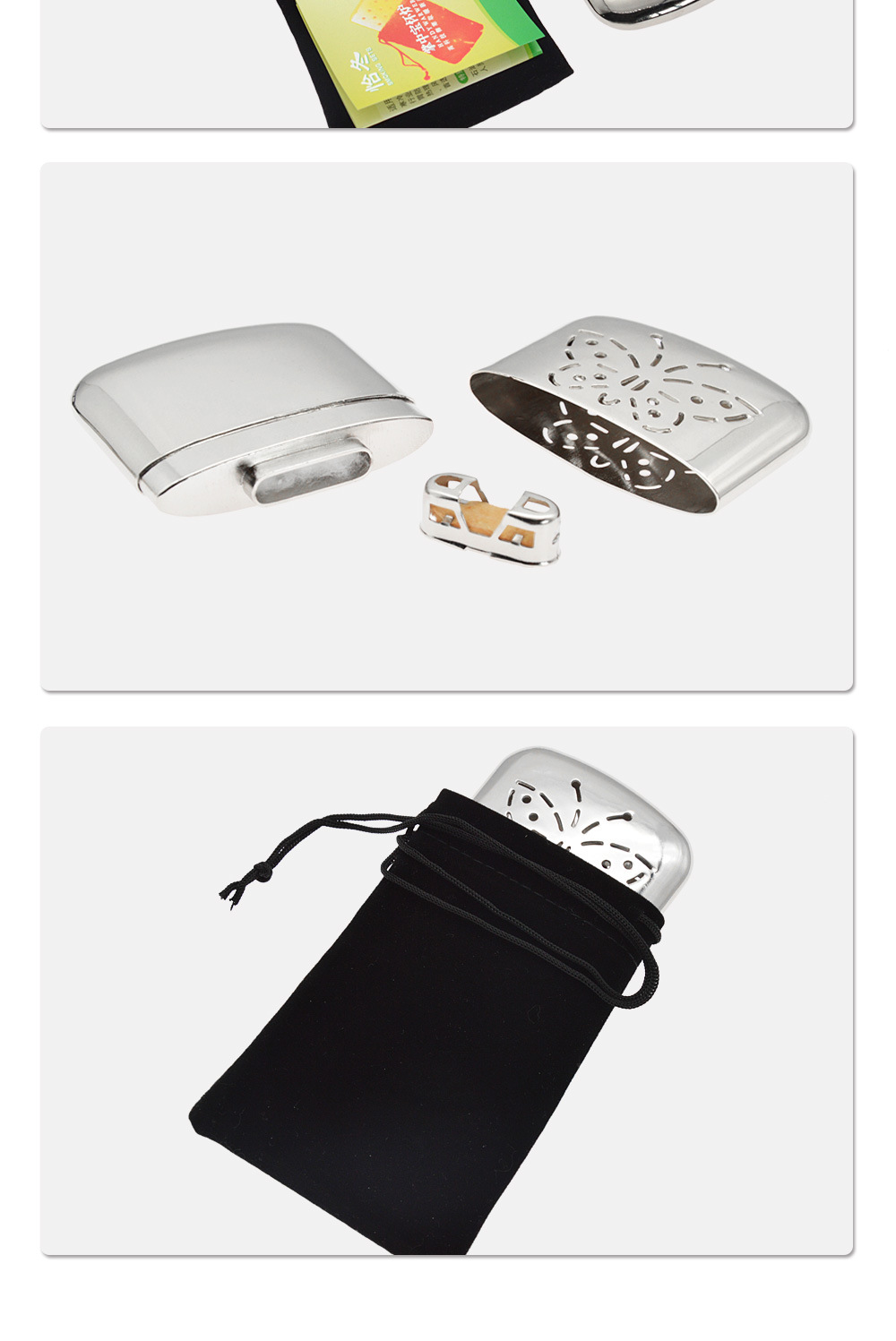 暖手炉暖冬煤油怀炉白金触媒暖手宝冬季取暖宝锌合金掌中宝暖炉