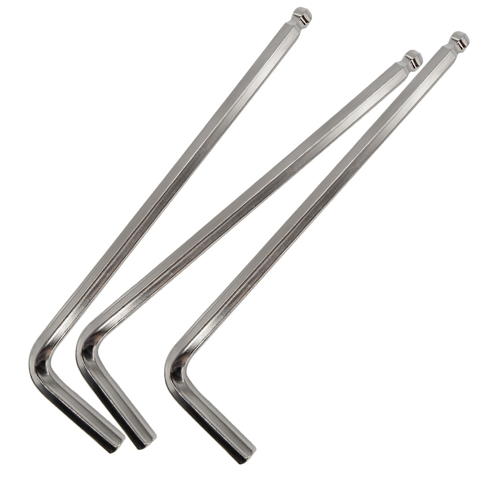 批发套装内六角扳手内六角球形扳手加长镀镍球头加长手动扳手工具