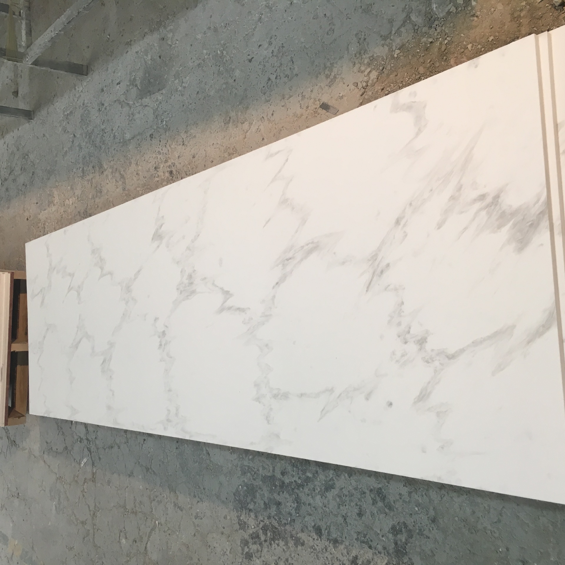 复合纯亚克力人造石板材白色花纹杜邦可丽耐酒店家具定制石材加工