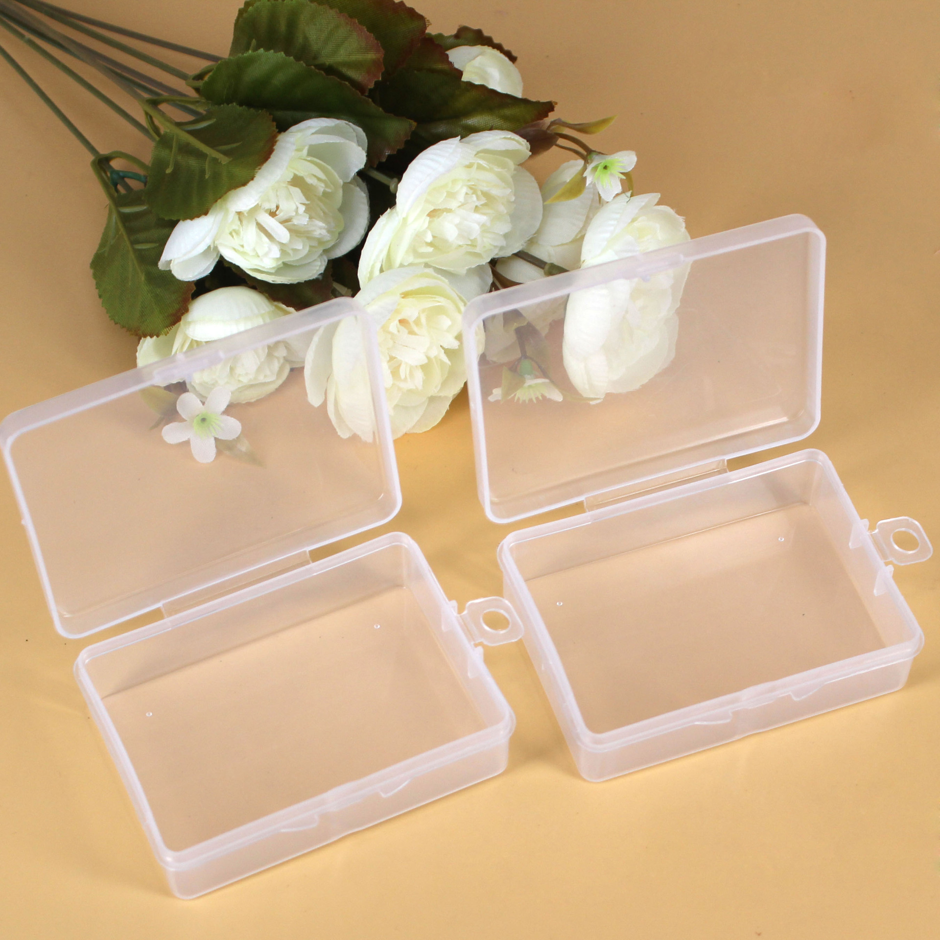通用包装盒 收纳盒家居用品化妆品收纳盒 透明塑料小盒子小礼品盒