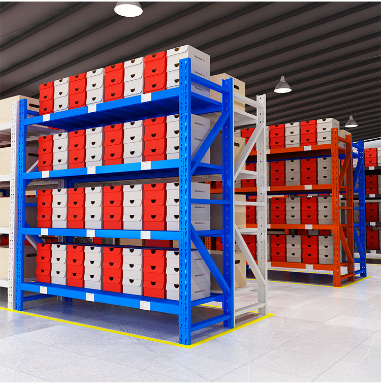 中伟货架置物架家用落地储物架收纳多层仓库展示架重型仓储货物架