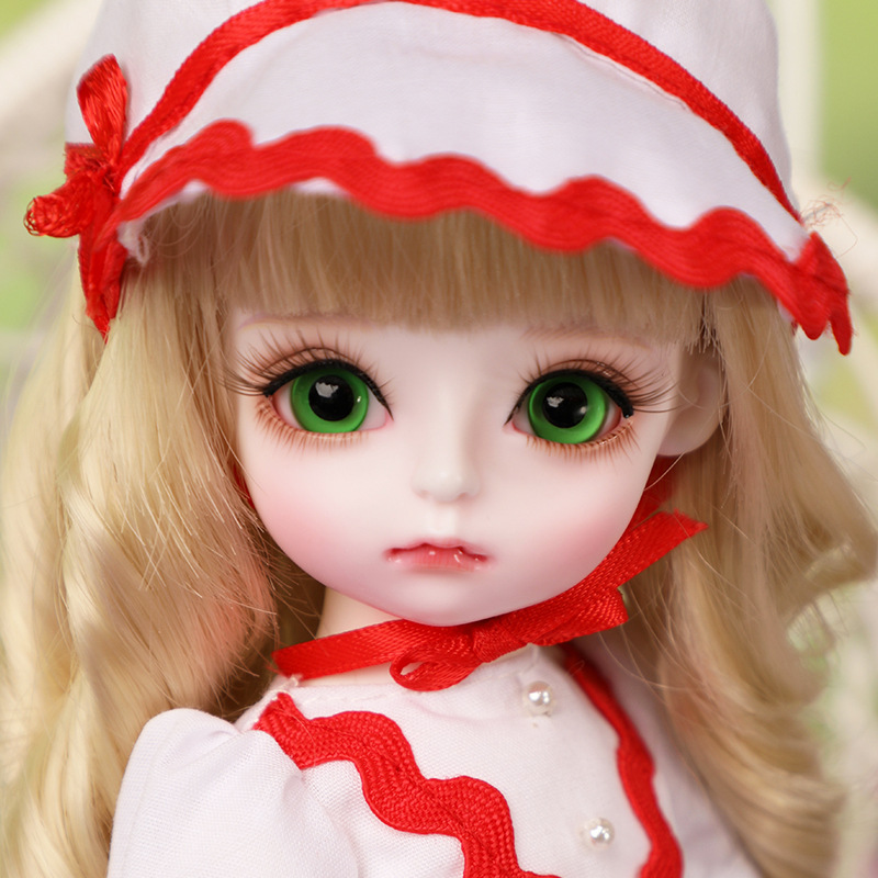 bjd娃娃sd娃娃1/6分女娃 melissa 萌娃套装 公主风 玩偶可动 礼品